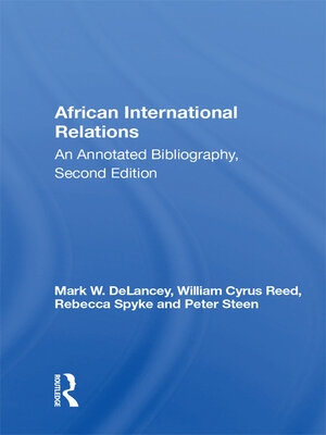 cover image of African International Relations